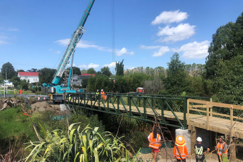 End in sight for Kaiwaka Footbridges construction 